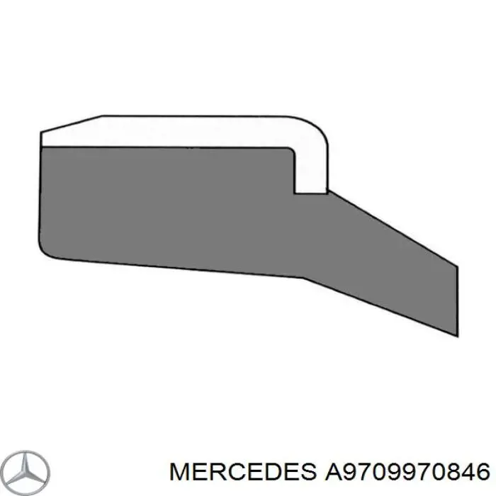 A9709970846 Mercedes Сальник рульового редуктора