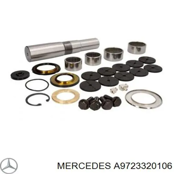 Купити A9723320106 Mercedes Ремкомплект шкворня поворотного кулака
