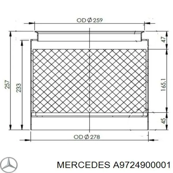 A9724900001 Mercedes