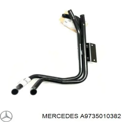 A9735010382 Mercedes Шланг радіатора опалювача/грубки, подача