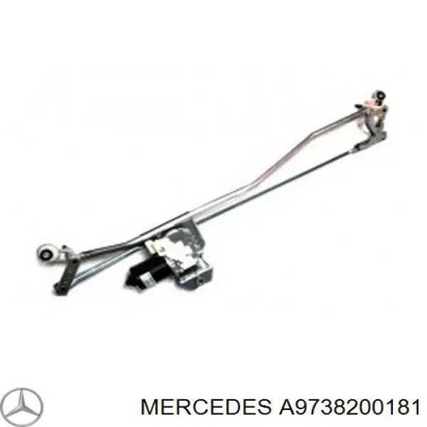 A973820018164 Mercedes трапеція склоочисника
