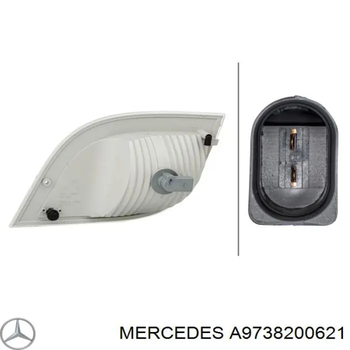 A9738200621 Mercedes вказівник повороту правий