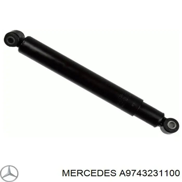 A9743231100 Mercedes амортизатор передній