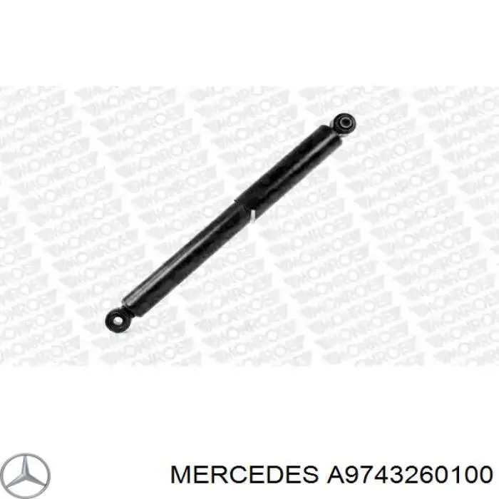 A9743260100 Mercedes Амортизатори задні