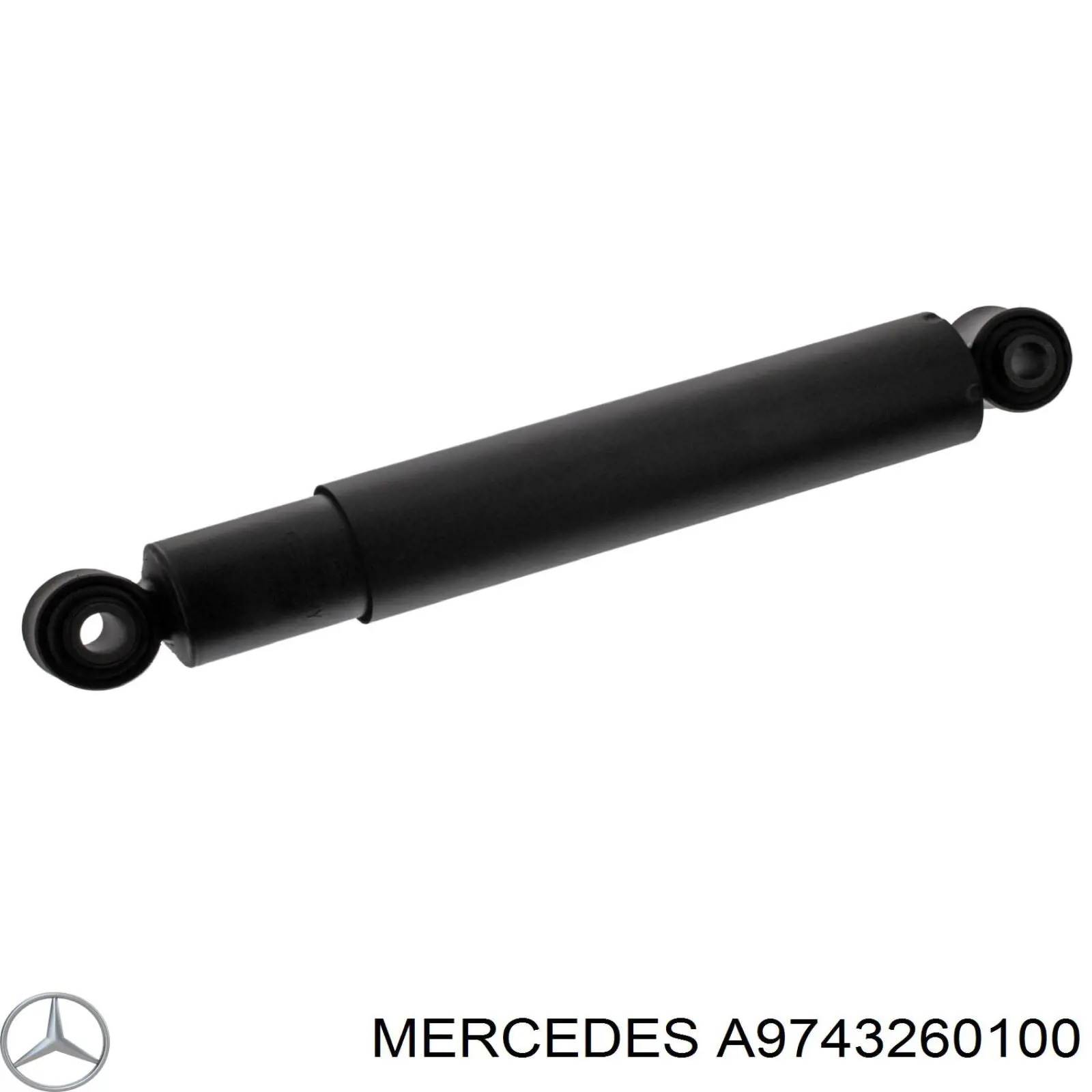 Амортизатор задній Mercedes A9743260100 ціна, від 125.36 USD