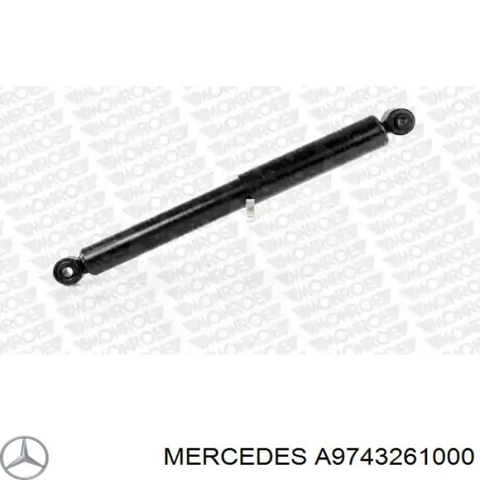 A9743261000 Mercedes амортизатор задній