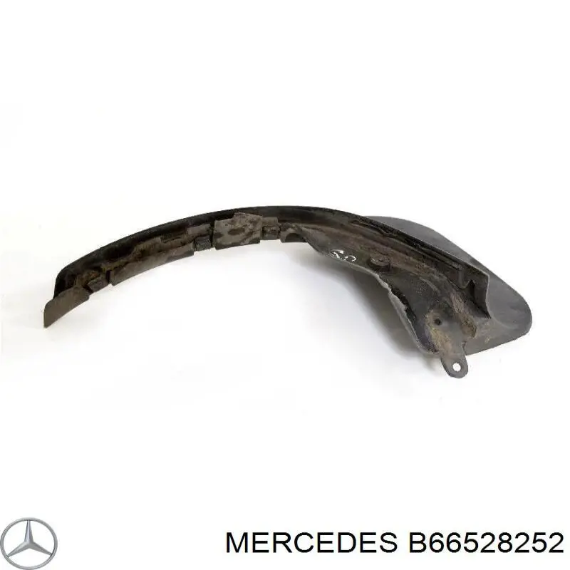 B66528252 Mercedes бризковики задні, комплект