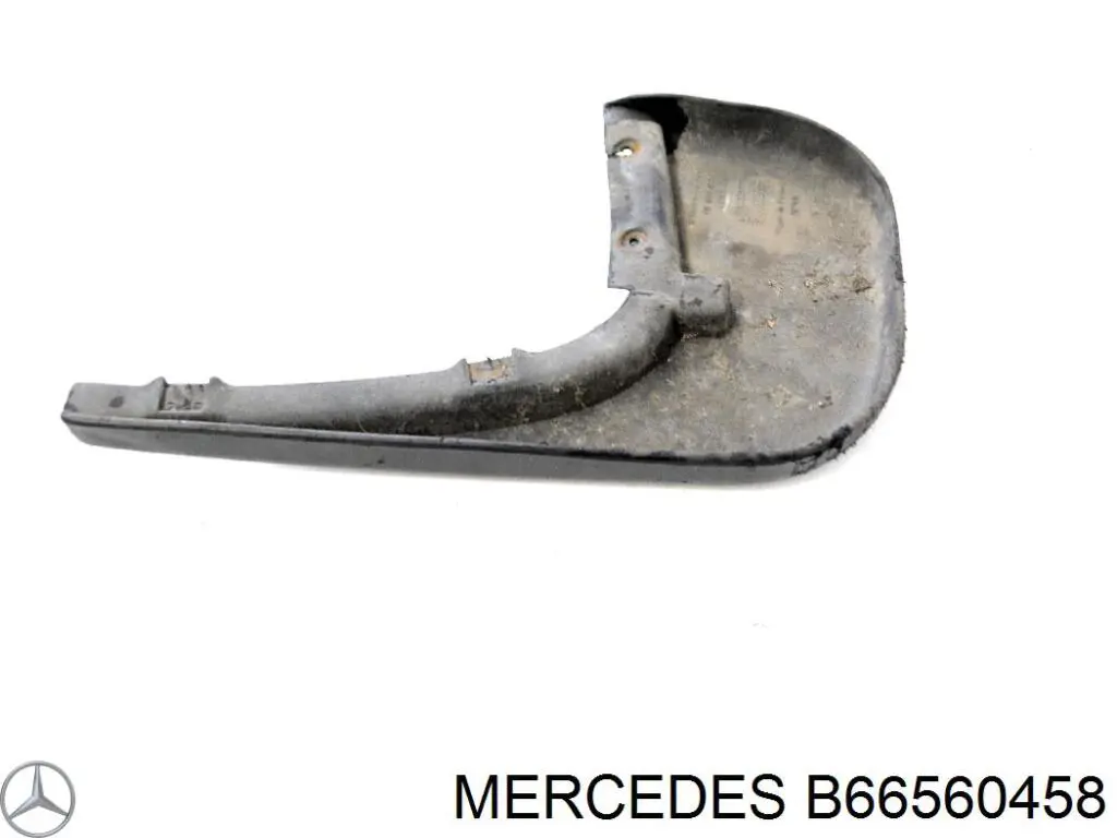 B66560458 Mercedes бризковики передні, комплект