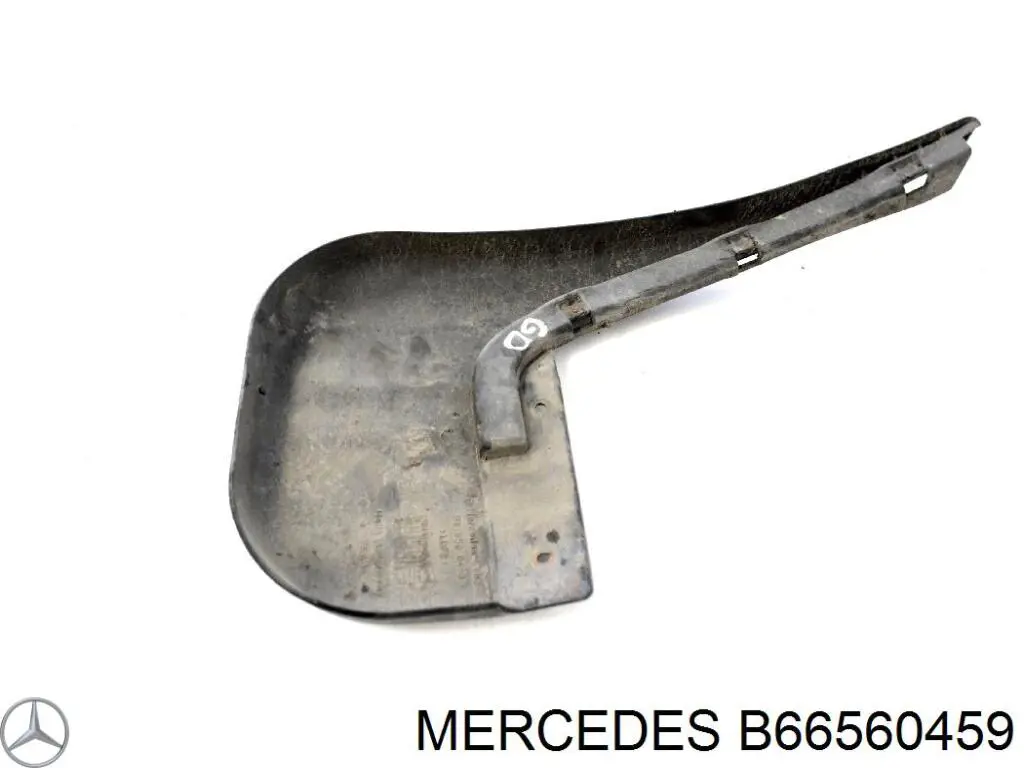 AB66560459 Mercedes Бризковики задні, комплект