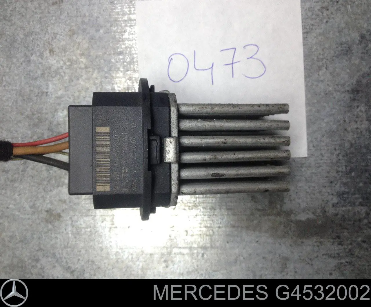 Резистор обігрівача Mercedes G4532002 ціна, від 36.30 USD