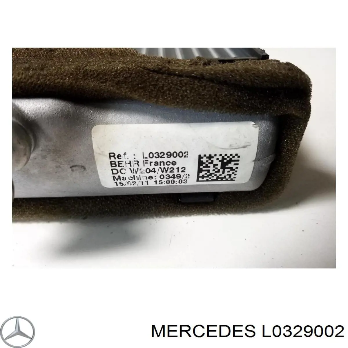 Радіатор обігрівача Mercedes L0329002