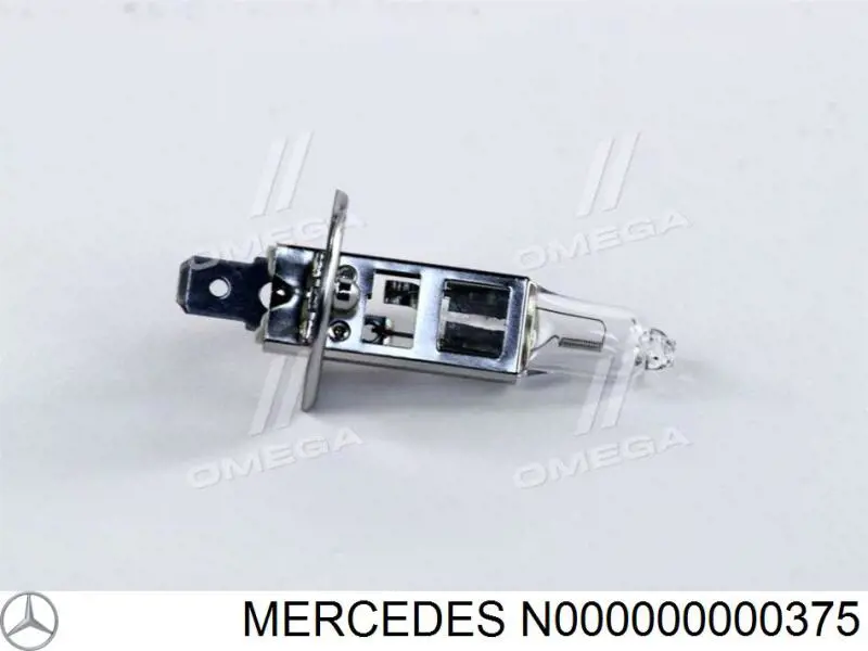 Лампочка галогенна Mercedes N000000000375 ціна, від 2.09 USD