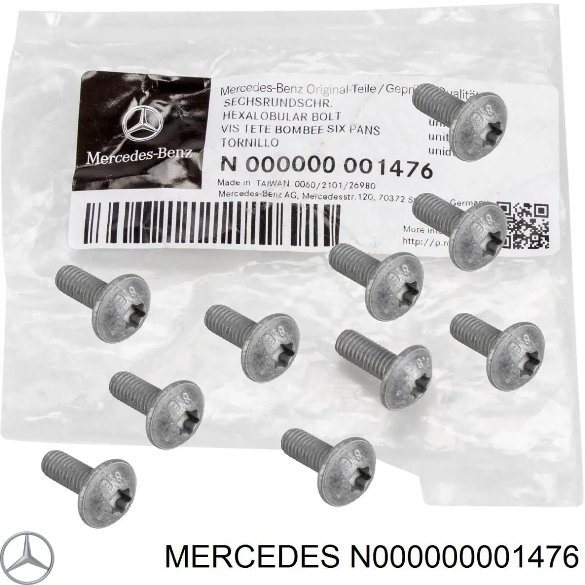 N000000001476 Mercedes Болт піддона картера