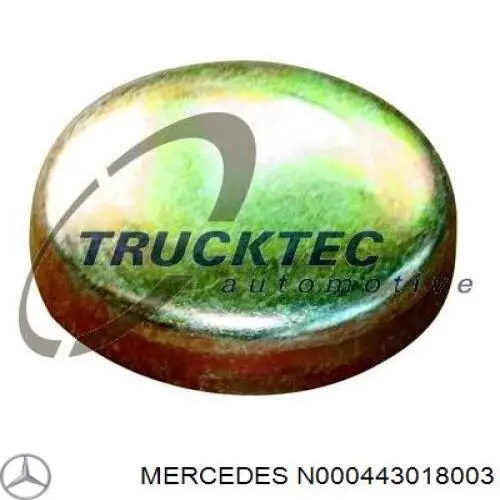 Заглушка ГБЦ/блоку циліндрів N000443018003 Mercedes