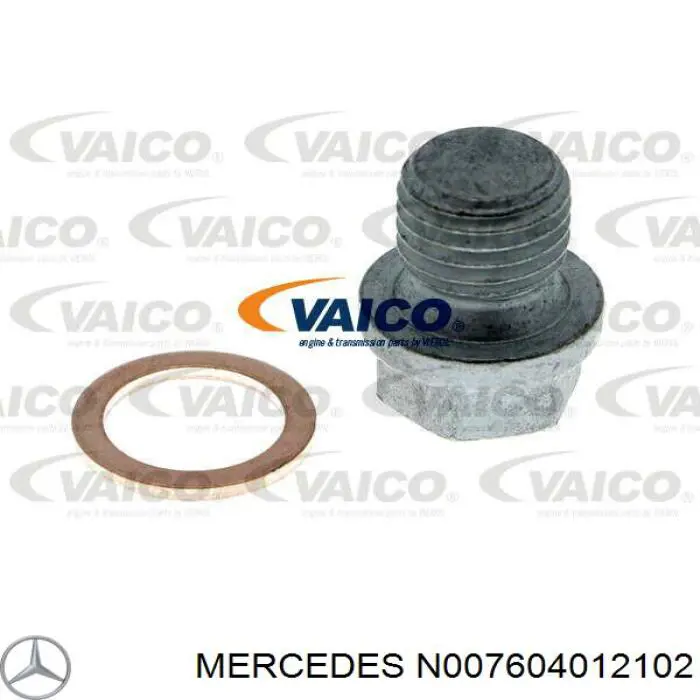 N007604012102 Mercedes Пробка піддона двигуна