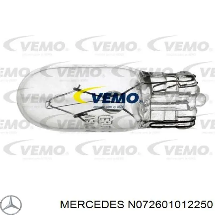 Лампи Mercedes N072601012250 ціна, від 0.72 USD