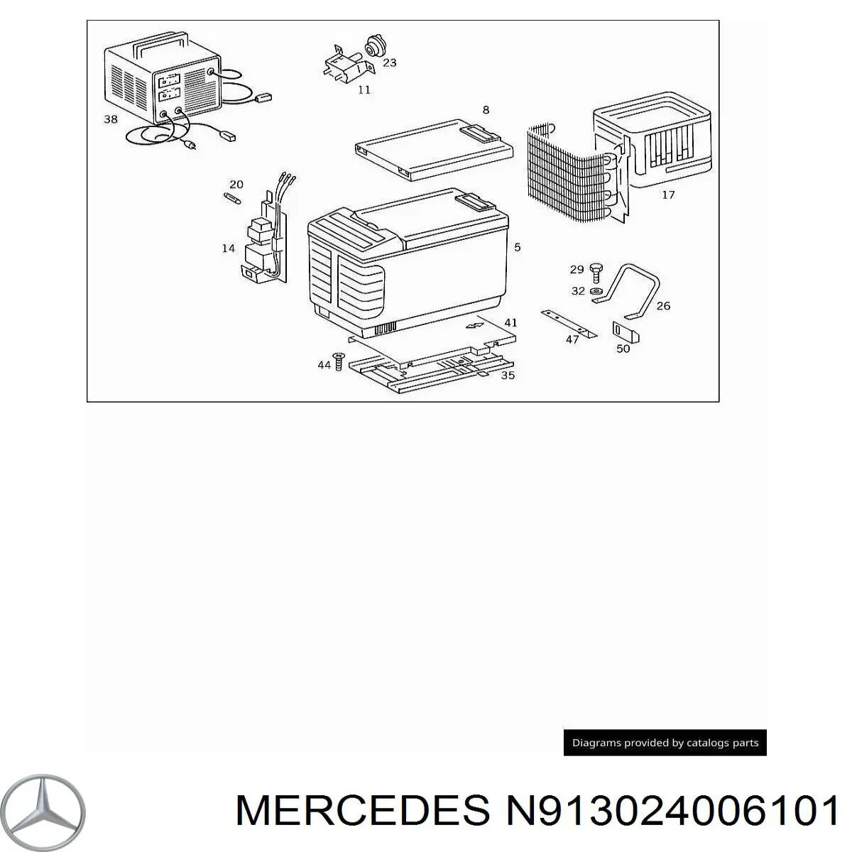 N913024006101 Mercedes 