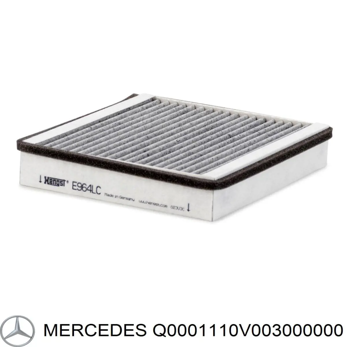 Фільтр салону Q0001110V003000000 Mercedes