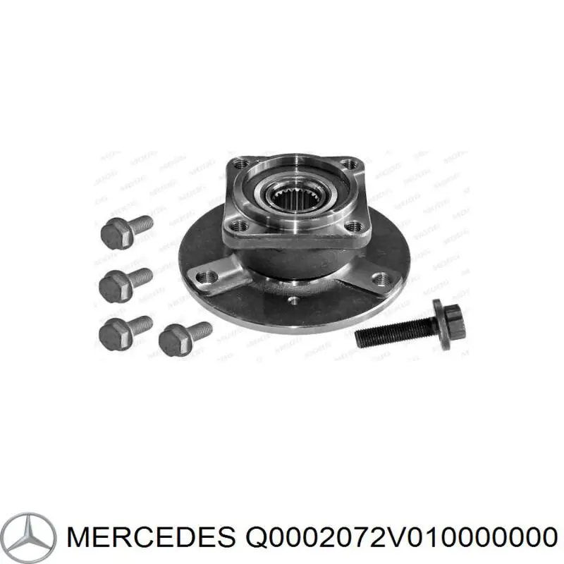 Q0002072V010000000 Mercedes Маточина задня