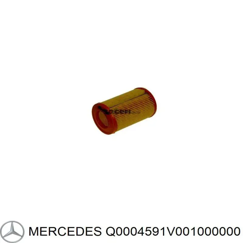 Елемент повітряного фільтра Mercedes Q0004591V001000000 ціна, від 7.88 USD