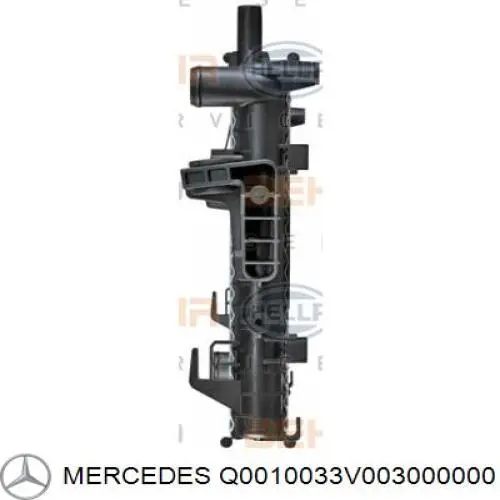 Q0010033V003000000 Mercedes Радіатор охолодження двигуна