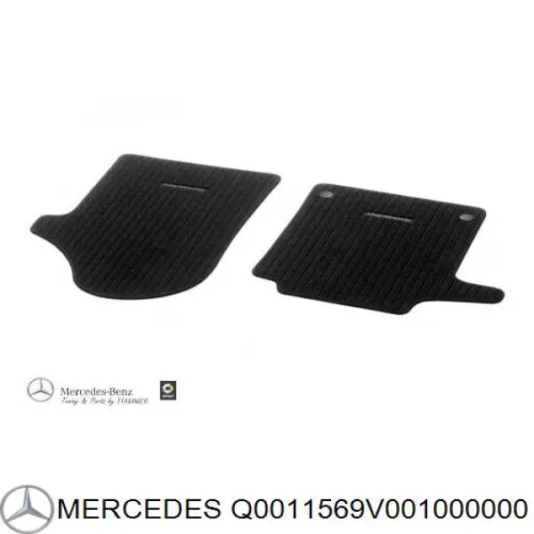 Пружина передня Q0011569V001000000 Mercedes