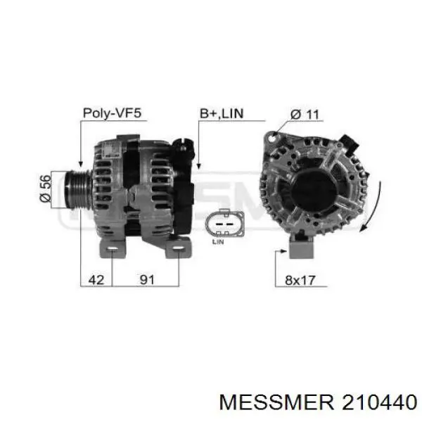 210440 Messmer Авто генератор