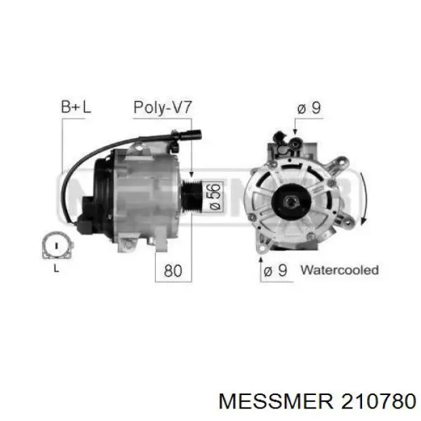 Генератор Messmer 210780 ціна, від 126.69 USD
