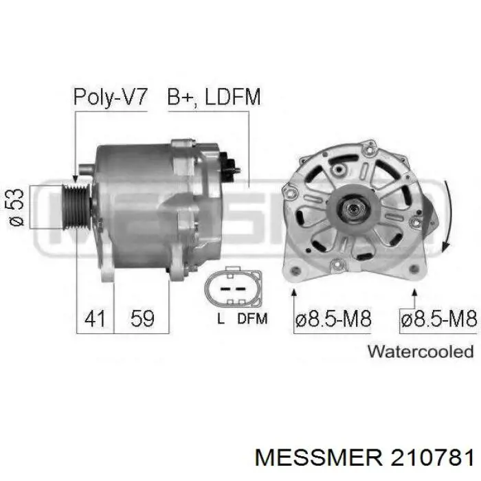 Генератор 210781 Messmer