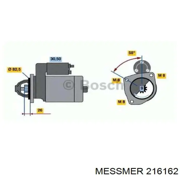 Міст доданий генератора Messmer 216162 ціна, від 27.41 USD