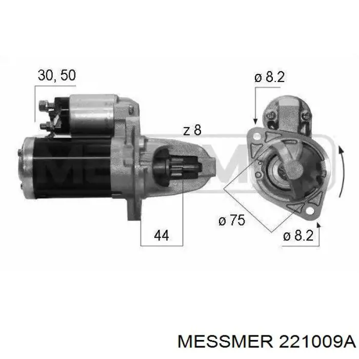 Стартер 221009A Messmer