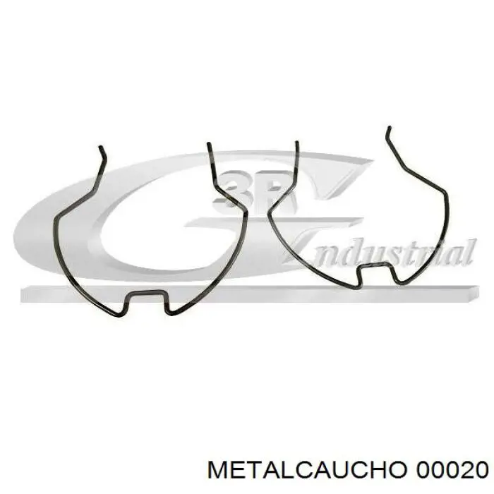 00020 Metalcaucho Хомут стяжний металевий, універсальний