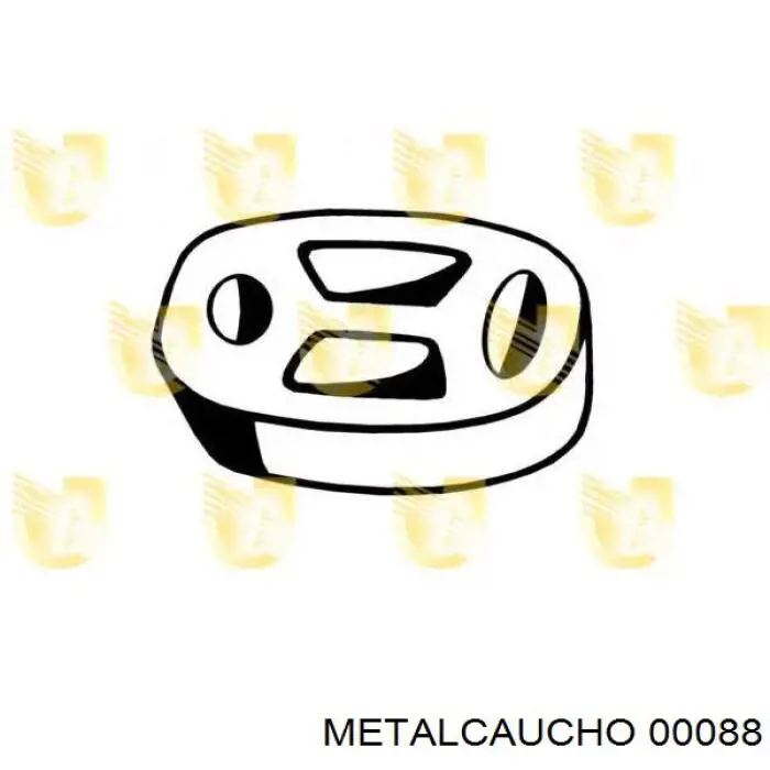 00088 Metalcaucho подушка кріплення глушника