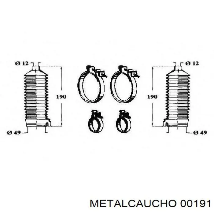 Пильник рульової тяги MSG OP205DUSTER ціна, від 4.79 USD