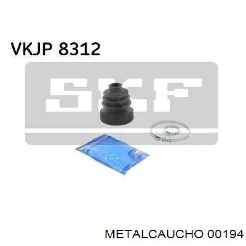 Купити 00194 Metalcaucho Пильник шарніра кутових швидкостей внутрішній передній