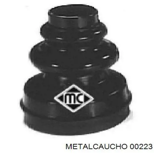 Пильник гранати внутрішній, передній півосі Metalcaucho 00223 ціна, від 8.80 USD