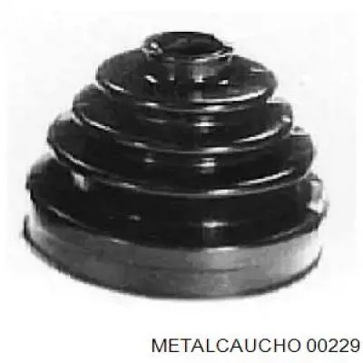 Купити 00229 Metalcaucho Пильник рульового механізму/рейки, правий