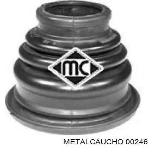 Пильник шарніра кутових швидкостей внутрішній передній лівий Metalcaucho 00246 ціна, від 6.26 USD