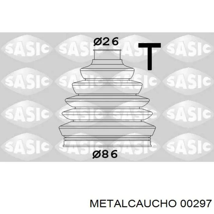 Купити 00297 Metalcaucho Пильник шарніра приводу