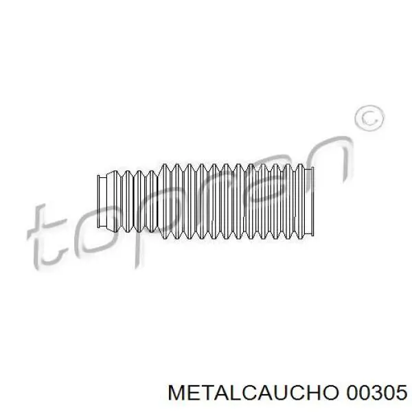 Пильник рульової рейки T400305 STC