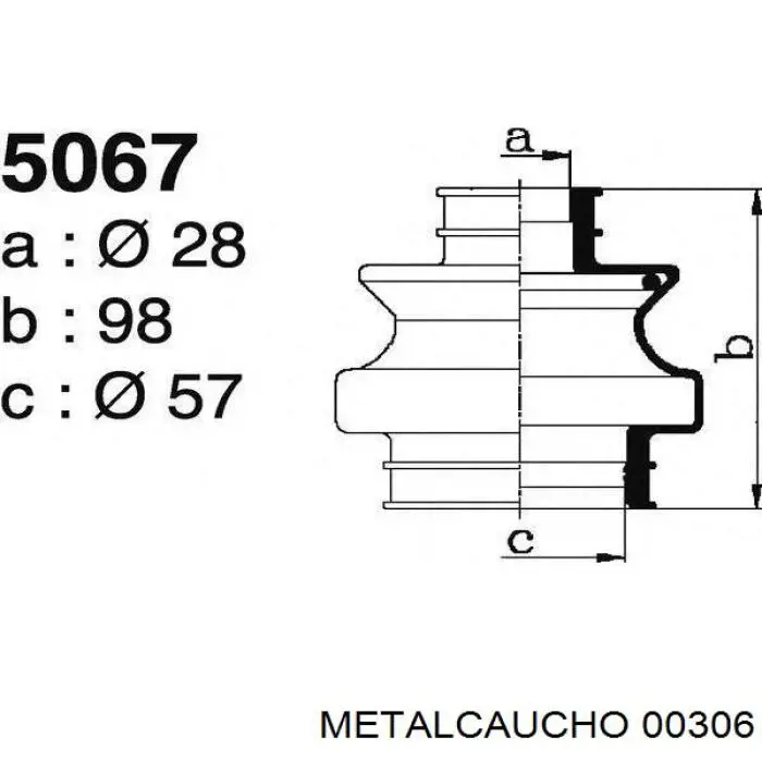 A2103500837 Mercedes Пильник шарніра кутових швидкостей зовнішній задній