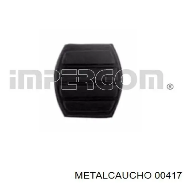00417 Metalcaucho накладка педалі гальма