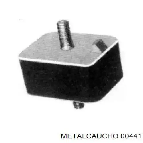 Подушка (опора) двигуна, ліва 00441 Metalcaucho