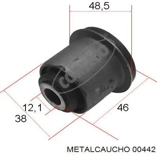 Купити 00442 Metalcaucho Втулка вала рульової рейки