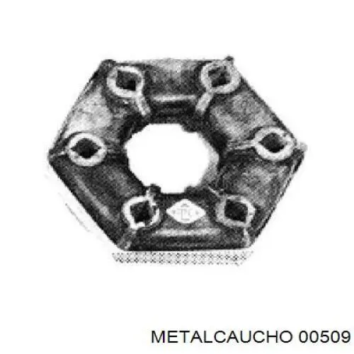 Купити 00509 Metalcaucho Гумова муфта кардана