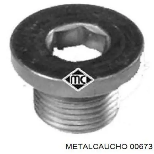 Купити 00673 Metalcaucho Пробка піддона двигуна