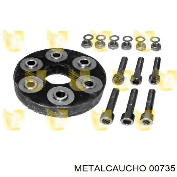 Муфта кардана еластична, задня Metalcaucho 00735 ціна, від 47.92 USD