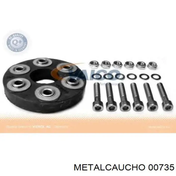 Купити 00735 Metalcaucho Муфта кардана еластична, задня