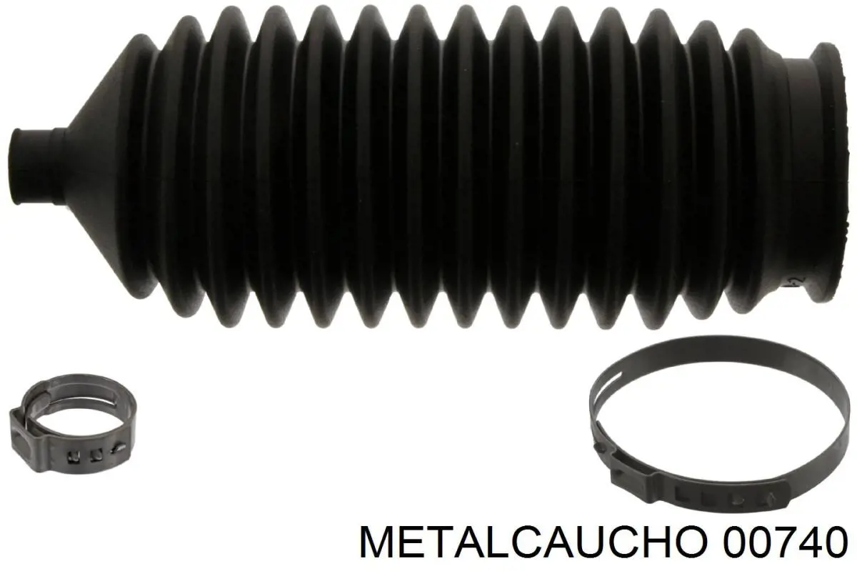 00740 Metalcaucho пильник рульового механізму/рейки, лівий