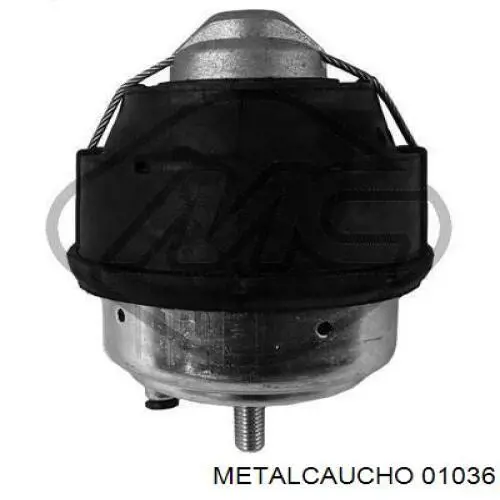 Подушка (опора) двигуна, передня Metalcaucho 01036 ціна, від 58.34 USD